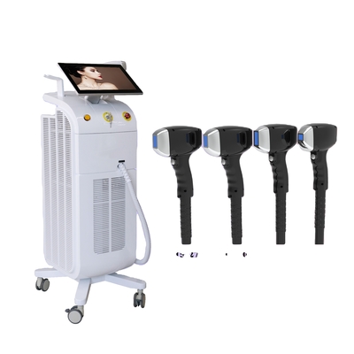 755 808 1064 Lazer diyot saç çıkarma makinesi Tıbbi CE onayı Hızlı hız