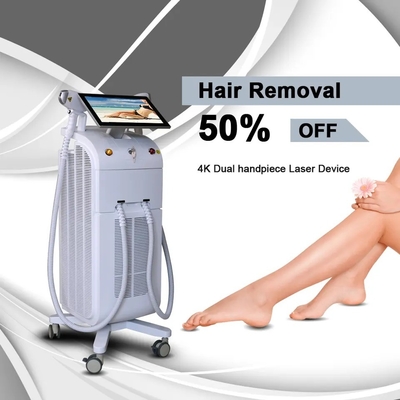755 808 1064 Lazer diyot saç çıkarma makinesi Tıbbi CE onayı Hızlı hız