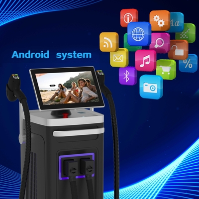 3000W Yüksek Güçlü El 808nm Diyot Lazer Saç Kaldırma Makinesi 6 Değiştirilebilir Tedavi Kafaları