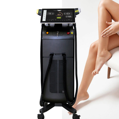 Yüksek Güçlü 1600W 2000W 2024 Ağrısız Titanyum Buz Lazer Diyot Saç Çekme Makinesi Üçlü Dalga