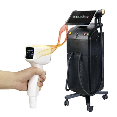 4cm2 sabit üçlü lazer saç çıkarma makinesi diyot 755nm 808nm 1064nm dalga boyları