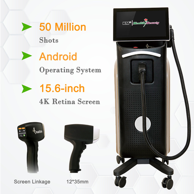 Q-Switch NO % 50 indirim Weifang KM 755 1064 808nm Trio Dalga Uzunluğu Buz Lazer Saç Kaldırma Makinesi