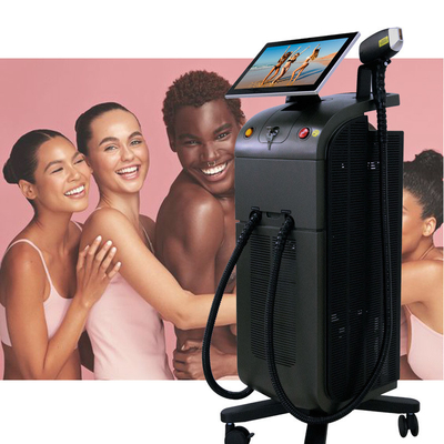 Titanyum Platin 3 Dalga 755 808 1064nm Diyot Lazer Makine Enerji Tedavisi
