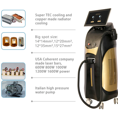 OEM Salon Lazer Saç Kaldırma Makinesi Diyot 808 Lazer Makinesi İngilizce Diller Seçeneği