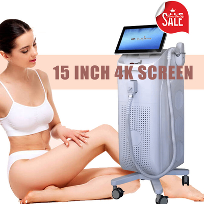 800W - 1600W Diyot Lazer Saç Kaldırma Makinesi 3 Dalga 808nm 755nm 1064nm