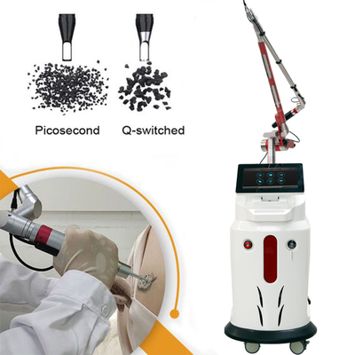 3500W Pikosekondlu Lazer Makinesi Cilt Beyazlatma için 500ps-900ps Nabız Genişliği