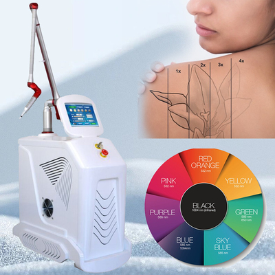 Ticari Picosecond YAG Lazer Makinesi 3500W Ağrısız Lazer Dövme Kaldırma Cihazı