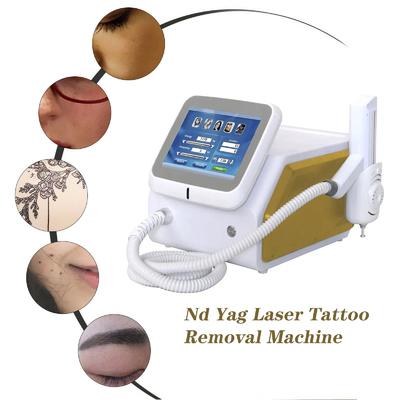 Taşınabilir Pico saniye lazer makinesi 1064nm 532nm Pico lazer dövme çıkarma makinesi