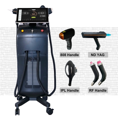 1800W çok fonksiyonel güzellik makinesi IPL RF ND YAG lazer ile saç çıkarma
