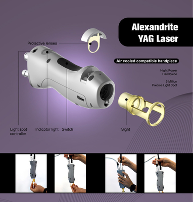 Büyük nokta büyüklüğünde mum lazer alexandrite saç çıkarma beyaz saç çıkarma 2000w alexandrite lazer cihazı