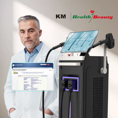 Kristal sıcaklığı 0-5C 808nm dalga boylu lazer saç çıkarma makinesi