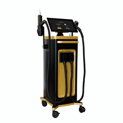 2 in 1 Lazer Diyot Makinesi Taşınabilir ve Sabit Dövme Kaldırma 810nm 808nm Q-Switched ND Yag Diyot Lazer 810nm