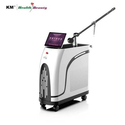 CE Onaylı Q Anahtarlı Pikosaniye Nd Yag Lazer Makinesi Uzun Darbe Picolaser 1064 532 755 650 585 Mikro Akım Teknolojisi Maskesi